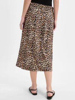 soyaconcept® Röcke<Damen Jerseyrock - Ophia camel schwarz gemustert