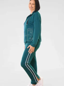 Navigazione Hosen<Damen Jogger-Pants petrol uni