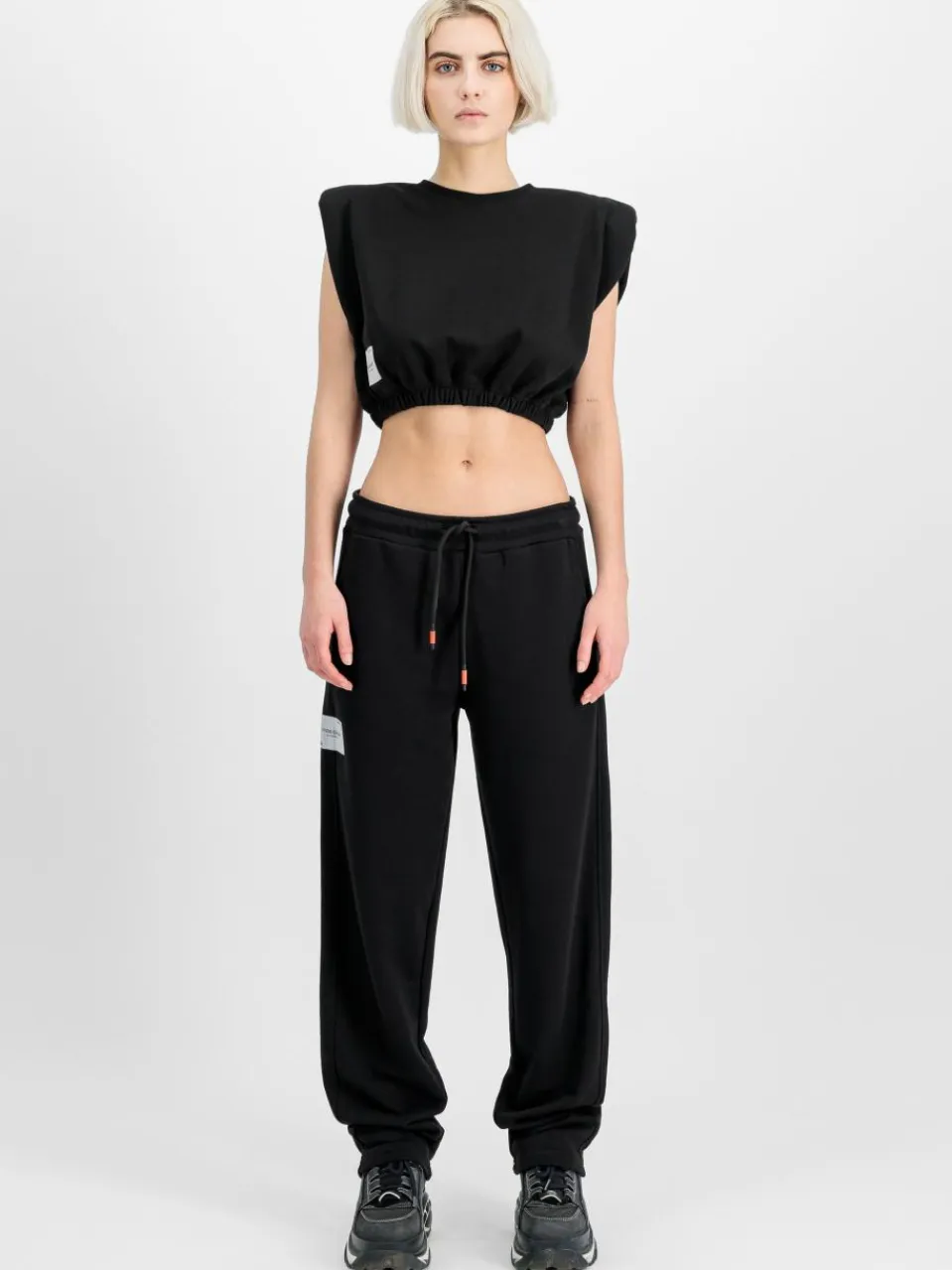 Alpha Industries Hosen<Damen Jogginghose schwarz uni