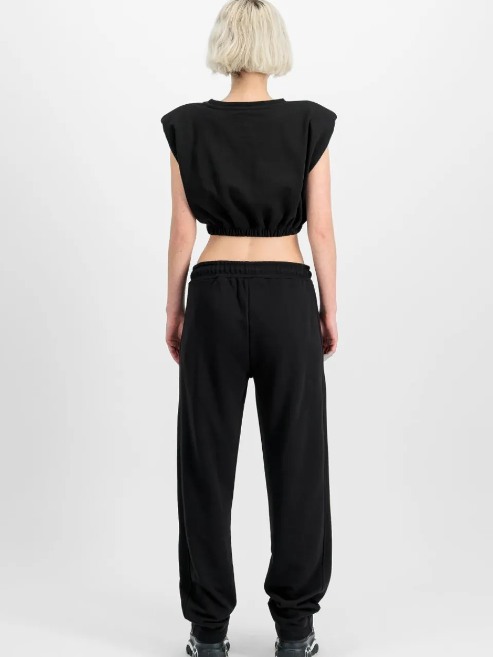 Alpha Industries Hosen<Damen Jogginghose schwarz uni