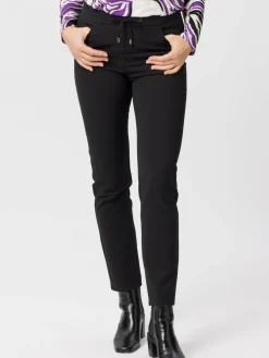 Frank Walder Hosen<Damen Jogpants schwarz uni