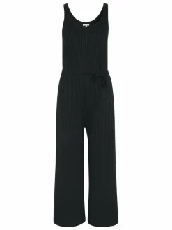 Detto Fatto Hosen<Damen Jumpsuit schwarz uni