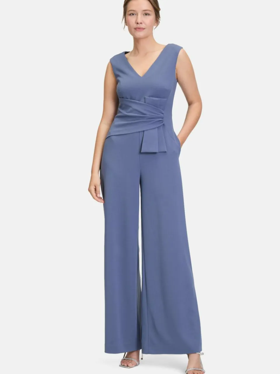 Vera Mont Hosen<Damen Jumpsuit blau uni