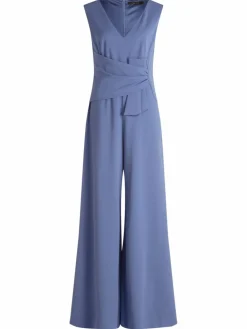 Vera Mont Hosen<Damen Jumpsuit blau uni