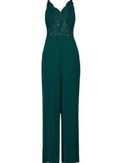 Vera Mont Hosen<Damen Jumpsuit petrol smaragd uni