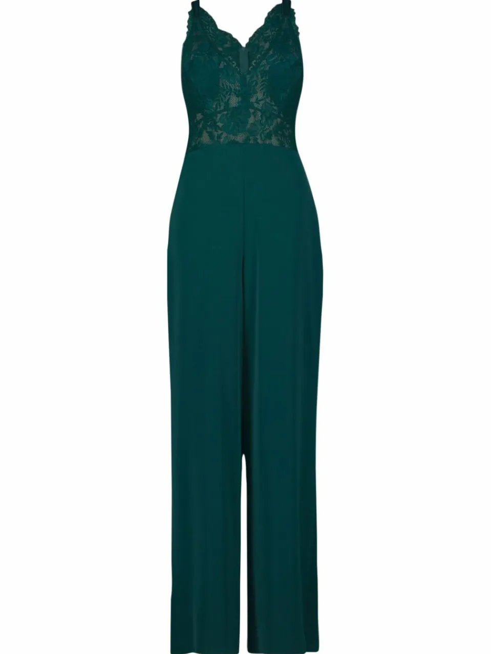Vera Mont Hosen<Damen Jumpsuit petrol smaragd uni