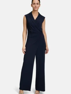 Vera Mont Hosen<Damen Jumpsuit marine blau uni