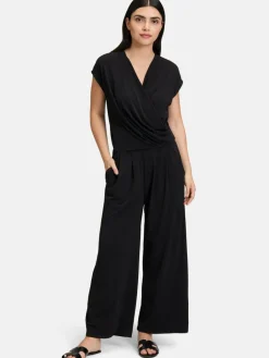 Vera Mont Hosen<Damen Jumpsuit schwarz uni