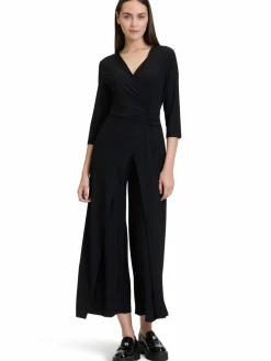 Cartoon Hosen<Damen Jumpsuit schwarz uni