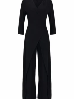 Cartoon Hosen<Damen Jumpsuit schwarz uni