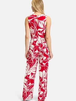 Vera Mont Hosen|Kleider<Damen Jumpsuit rot gemustert