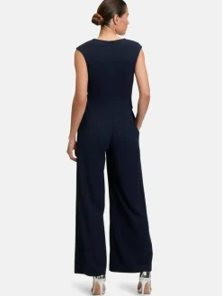 Vera Mont Hosen<Damen Jumpsuit marine blau uni