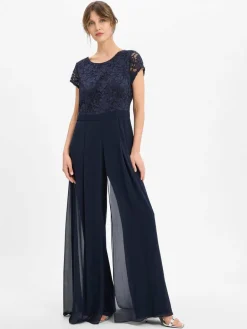 Vera Mont Hosen<Damen Jumpsuit marine uni