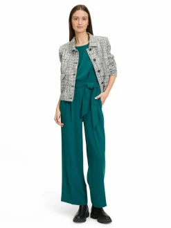 Betty & Co Hosen<Damen Jumpsuit smaragd uni