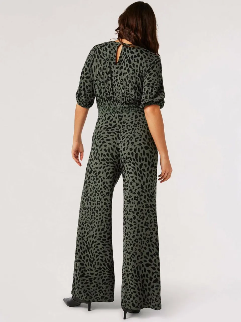 Apricot Hosen<Damen Jumpsuit khaki gemustert