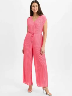 comma Hosen<Damen Jumpsuit altrosa uni