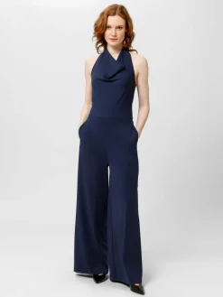 Les Lunes Hosen<Damen Jumpsuit blau uni