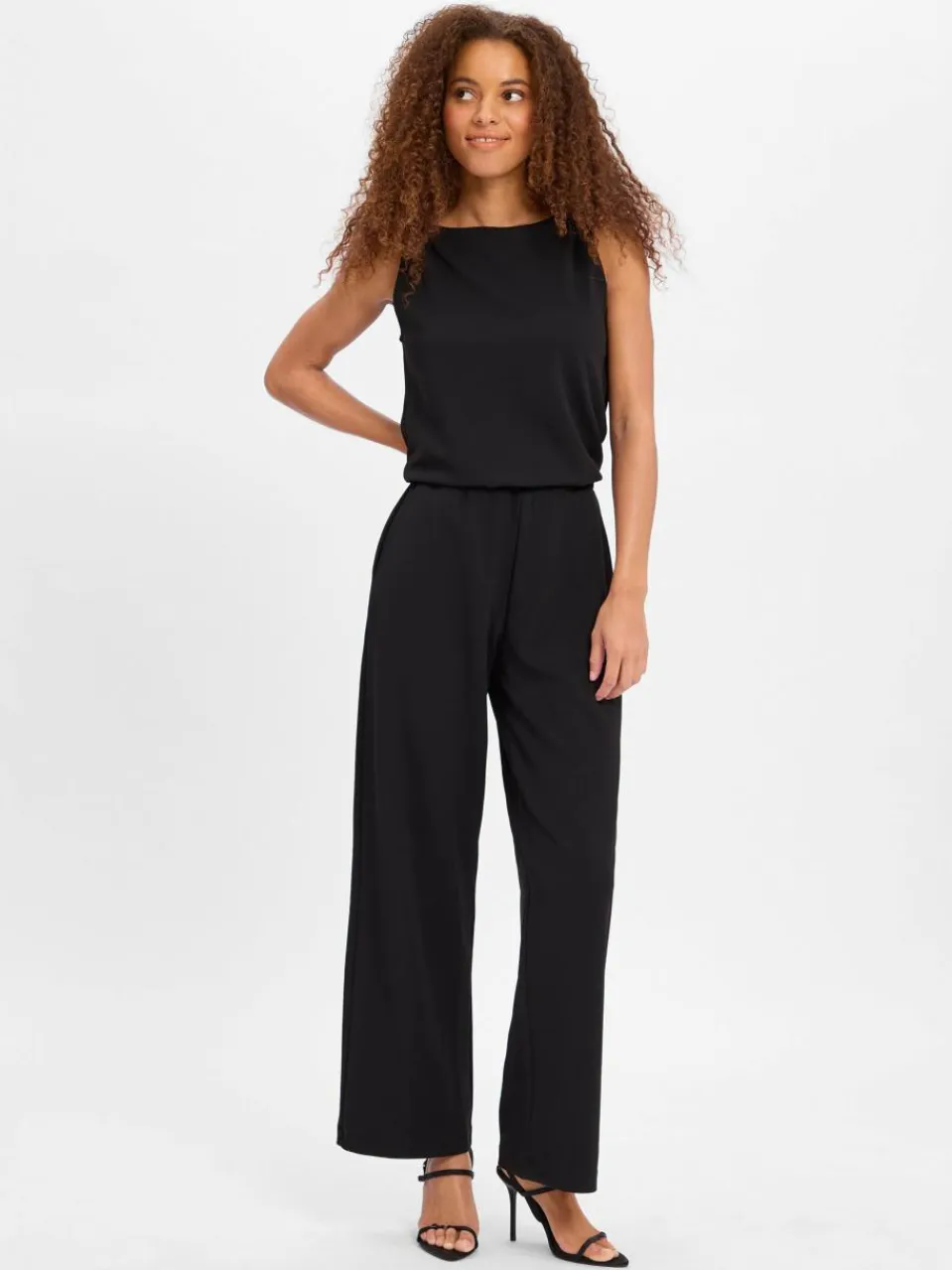 Opus Hosen<Damen Jumpsuit - Mefiza Voyage schwarz uni