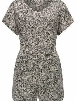 Ragwear Hosen<Damen Jumpsuit - Salwin beige gemustert