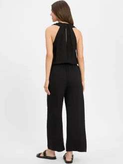 Damen Someday Hosen>Damen Jumpsuit mit Leinen-Anteil - Cedira