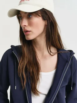 Gant Sweatshirts & Sweatjacken<Damen Kapuzenjacke marine uni