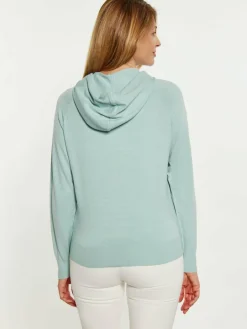 Usha Sweatshirts & Sweatjacken<Damen Kapuzenjacke mint uni