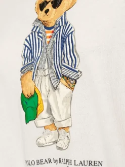 Polo Ralph Lauren Sweatshirts & Sweatjacken<Damen Kapuzenpullover weiß mehrfarbig uni