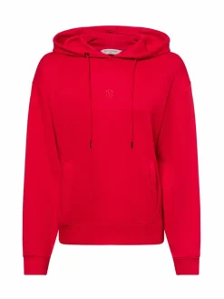 Msch Copenhagen Sweatshirts & Sweatjacken<Damen Kapuzenpullover rot uni