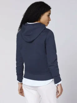 Polo Sylt Sweatshirts & Sweatjacken<Damen Kapuzenpullover marine blau uni