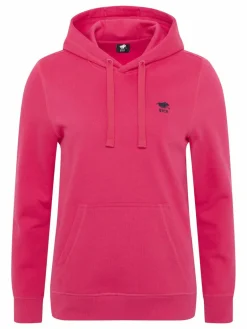 Polo Sylt Sweatshirts & Sweatjacken<Damen Kapuzenpullover pink uni