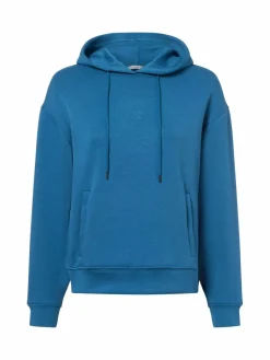 Msch Copenhagen Sweatshirts & Sweatjacken<Damen Kapuzenpullover blau uni