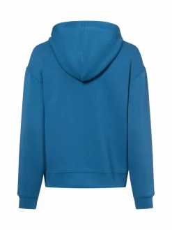 Msch Copenhagen Sweatshirts & Sweatjacken<Damen Kapuzenpullover blau uni