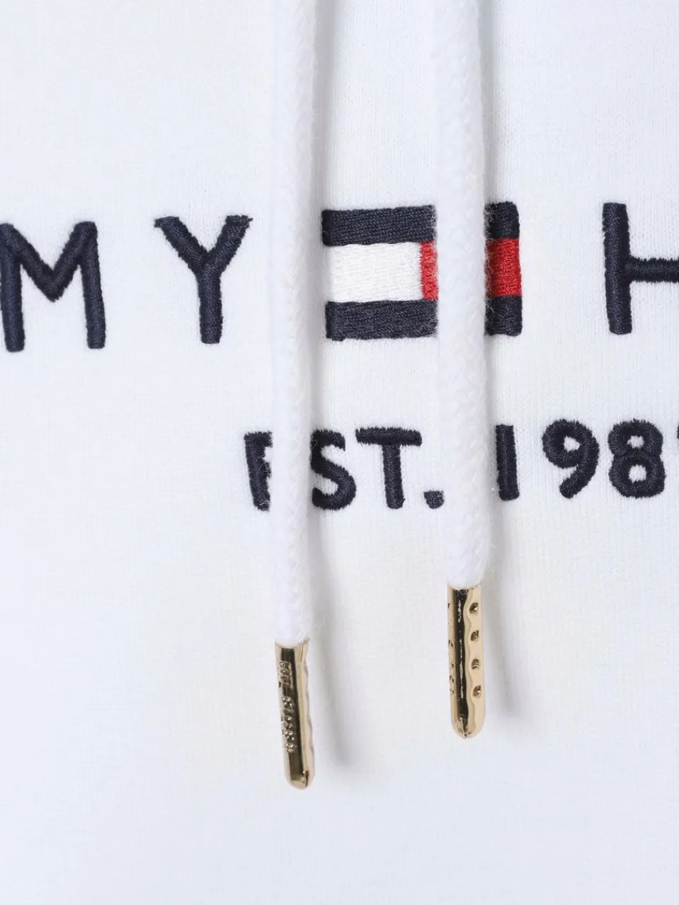 Tommy Hilfiger Sweatshirts & Sweatjacken<Damen Kapuzenpullover weiß uni