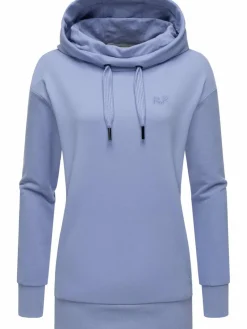 Ragwear Sweatshirts & Sweatjacken<Damen Kapuzenpullover - Yodis blau uni