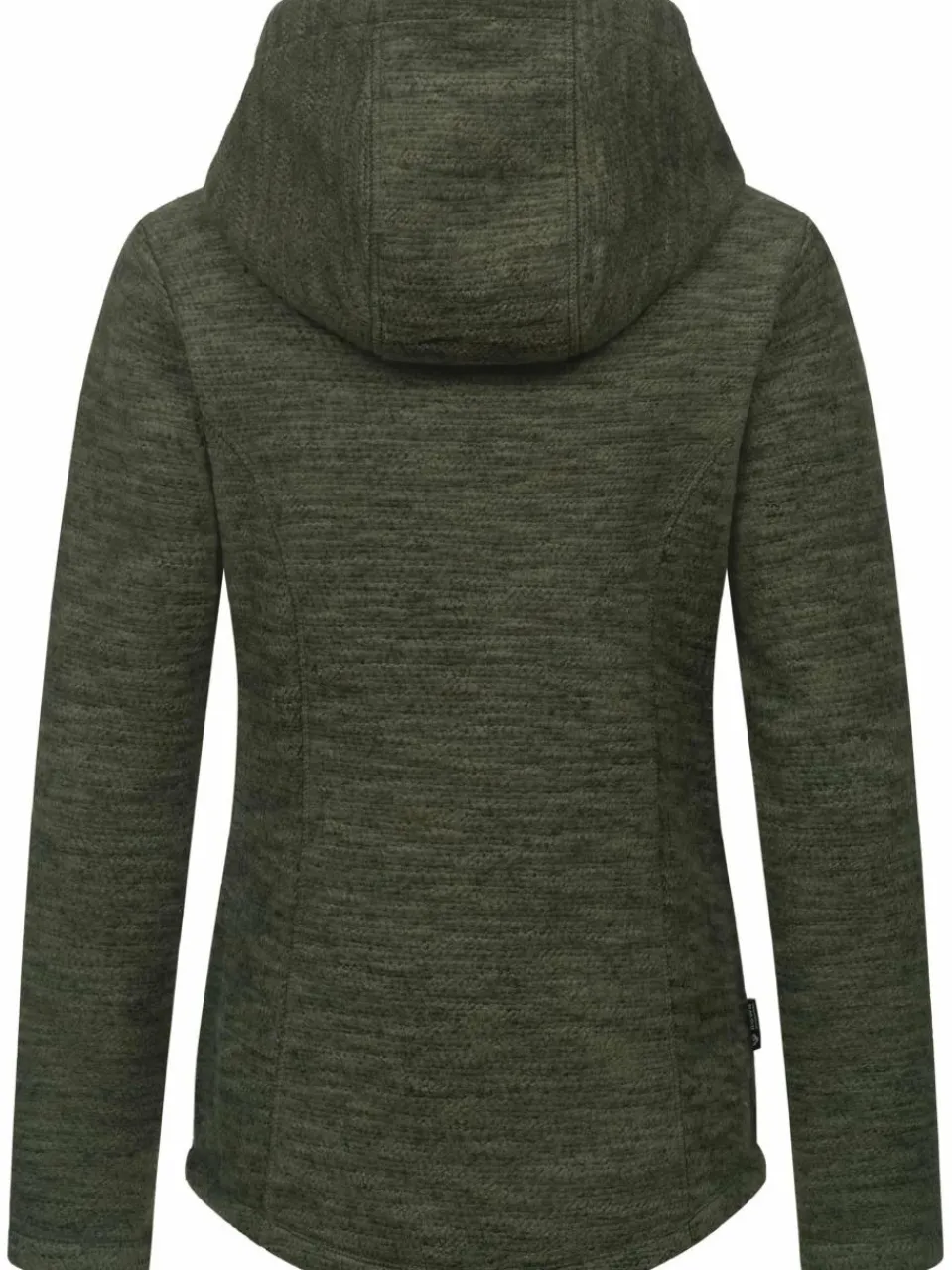 Ragwear Sweatshirts & Sweatjacken<Damen Kapuzenstrickjacke - Lyshka Melange oliv meliert