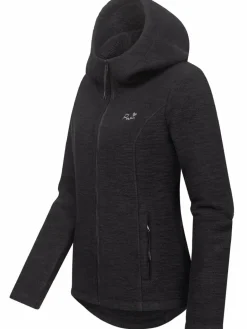 Damen Ragwear Sweatshirts & Sweatjacken>Damen Kapuzenstrickjacke - Lyshka Melange