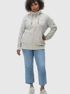 Damen Ragwear Sweatshirts & Sweatjacken>Damen Kapuzensweatjacke - Rylie Print Zip Plus