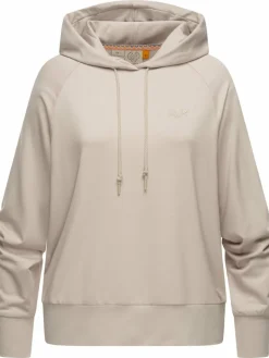 Ragwear Sweatshirts & Sweatjacken<Damen Kapuzensweatshirt - Tonna beige uni