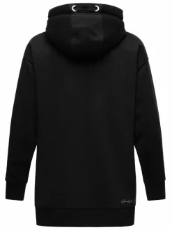 Navahoo Sweatshirts & Sweatjacken<Damen Kapuzensweatshirt - Silberengelchen schwarz uni