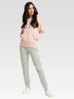 Carlo Colucci Sweatshirts & Sweatjacken<Damen Kapuzensweatshirt - Catania rosa uni