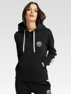 Damen Carlo Colucci Sweatshirts & Sweatjacken>Damen Kapuzensweatshirt - Catania