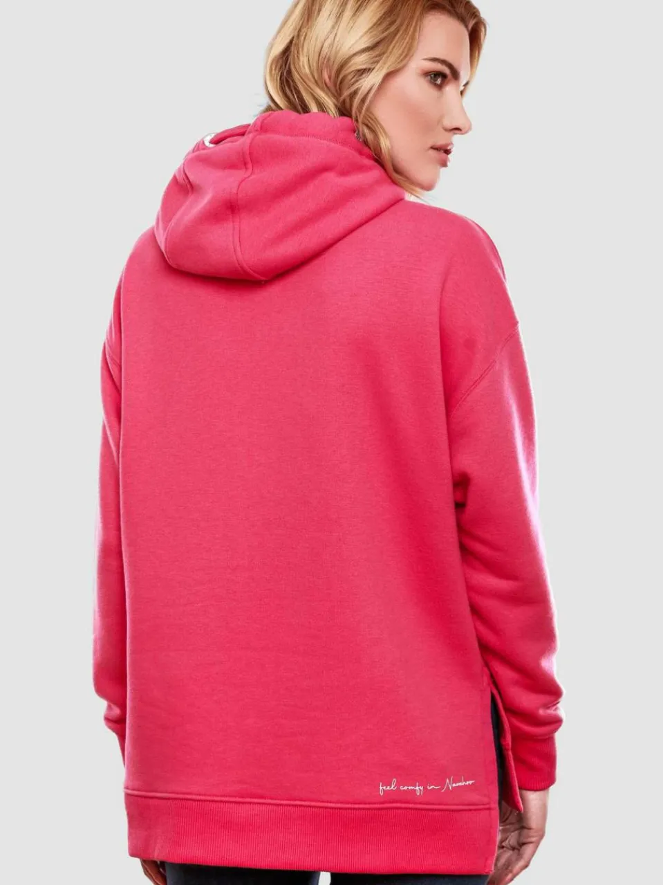 Damen Navahoo Sweatshirts & Sweatjacken>Damen Kapuzensweatshirt - Silberengelchen