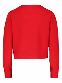 Betty Barclay Pullover & Strickjacken<Damen Kaschmir-Strickjacke rot uni