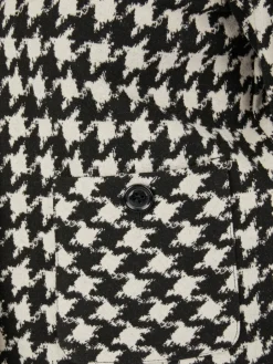 White Label Blazer<Damen Kastenjacke schwarz kariert