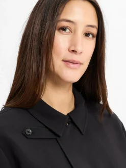 Someday Blazer<Damen Kastenjacke - Necilia schwarz uni