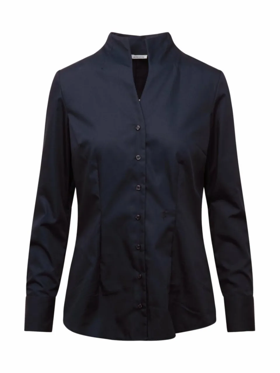 Seidensticker Blusen<Damen Kelchkragenbluse - Uni blau uni