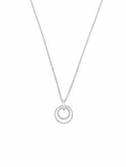 s.Oliver Schmuck<Damen Kette mit Anhänger silber uni