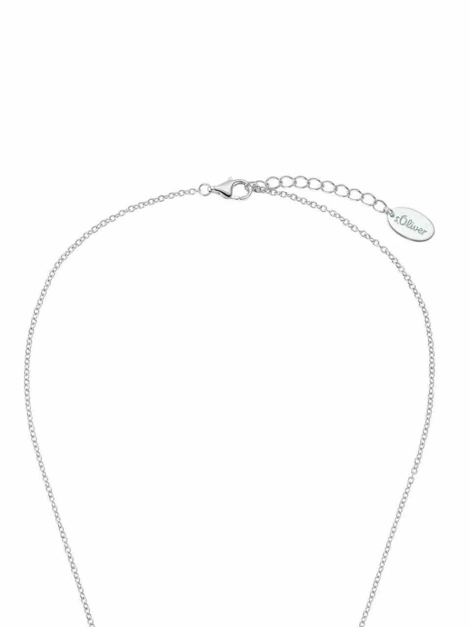 s.Oliver Schmuck<Damen Kette mit Anhänger silber uni