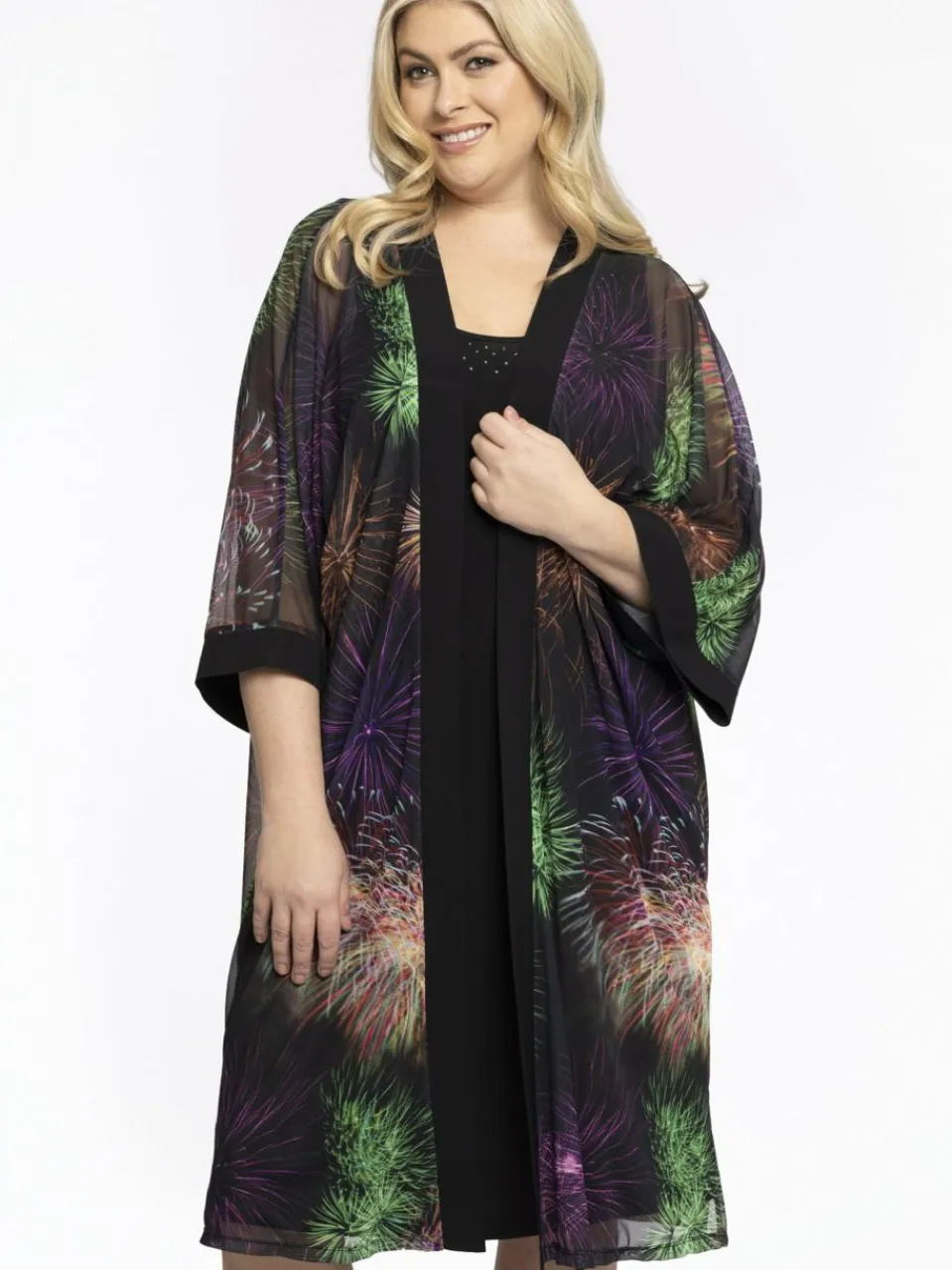 Damen YOEK Pullover & Strickjacken>Damen Kimono