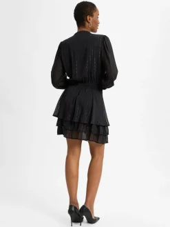 Marie Lund Kleider<Damen Kleid schwarz uni